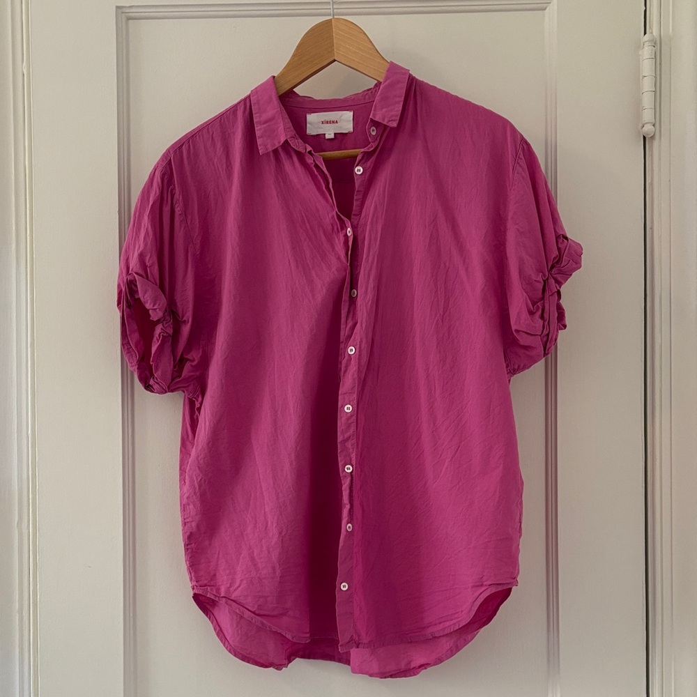 XiRENA size XS Pink Channing Shirt